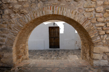 Obraz premium Architectural detail in the town of Vejer de la Frontera, Cadiz province, Andalusia, Spain