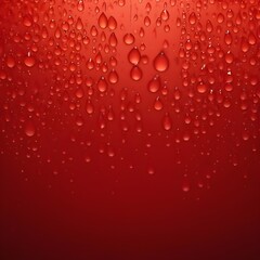 Fototapeta premium Red abstract drops background