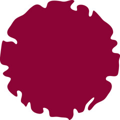 Round frame illustration. Abstract circle frame hand drawing design element