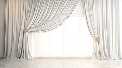 window white curtain