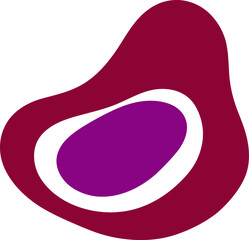 Round frame illustration. Abstract circle frame hand drawing design element