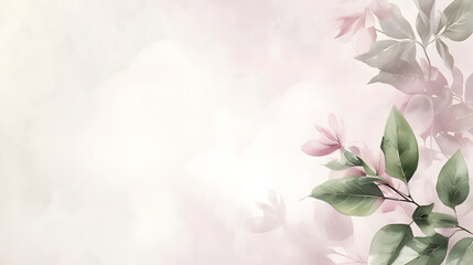 Beautiful flower blossom pale background wallpaper for text and presentations, flower texture, floral design, pale colored background wallpaper for presentation