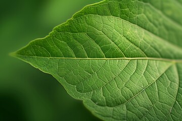 Fototapeta premium green leaf background Generative AI