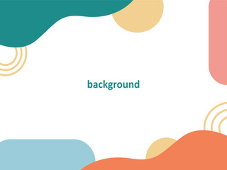 Vector graphics, abstract background in trend colors for presentation, banner, inscription