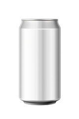 330ml Aluminum Soda Can Mockup on Transparent Background - Ready for Branding and Design Templates