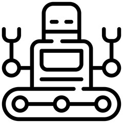 Robot Space Icon