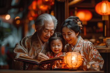 Capture candid moments of multi-generational families immersed in the joy of Lantern Festival festivities.