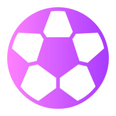 soccer ball gradient icon