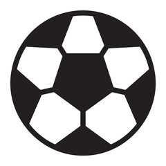 soccer ball glyph icon