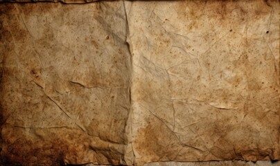 Old brown paper Vintage texture background with stains