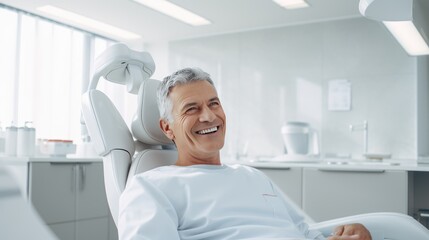 Obraz premium Patient at the dentist's office