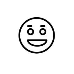 Fototapeta premium High Quality Thin Line Emoji