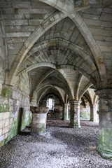 Obraz premium Whispers of the Past: The Majestic Ruins of St Leonard’s Hospital
