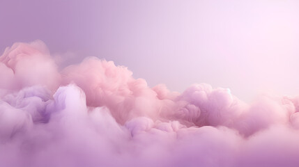 Gradient colorful pastel fluffy cotton candy background.
