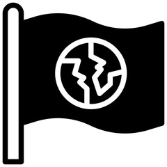 Flag Earth Icon