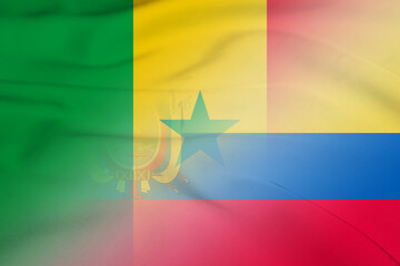 Senegal and Ecuador state flag transborder contract ECU SEN © dmitriy