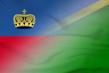 Liechtenstein and Solomon Islands national flag transborder negotiation SLB LIE