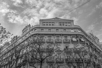 Valencia, Spain - January 4 2024 "Beautiful architecture of old town in Valencia"