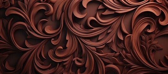 wave pattern floral texture, flower, motif, leaf 3