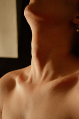 Fototapeta premium female neck and shoulders