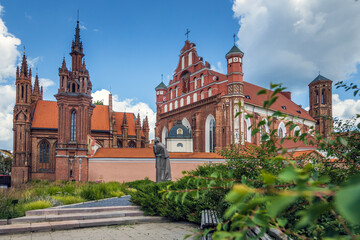 Fototapeta na wymiar Kirche St. Anna in Vilnius