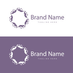 Teamwork logo vector template cooperation success care people simple symbol icon design