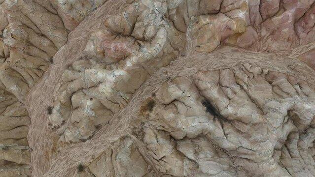 aerial view of Pink Cliffs Geological Reserve Heathcote. Australia
