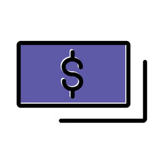 Community Contacts Money Filled Outline Icon