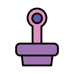 Finance Market Stamp Filled Outline Icon