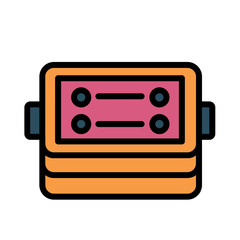 Cable Connector Modem Filled Outline Icon