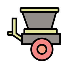 Barrel Heavy Transport Filled Outline Icon