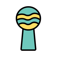 Baby Childhood Toys Filled Outline Icon