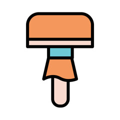 Mushroom Food Nature Filled Outline Icon
