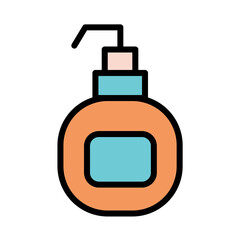 Relax Sauna Shampoo Filled Outline Icon