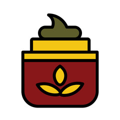 Bath Face Wash Filled Outline Icon