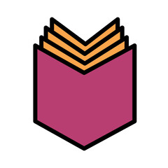Bible Book Education Filled Outline Icon
