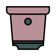 Fashion Pants Demin Filled Outline Icon