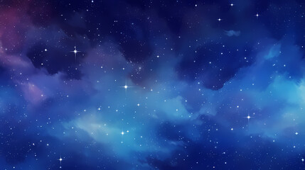 Fototapeta premium Gradient abstract stars background, starry night sky