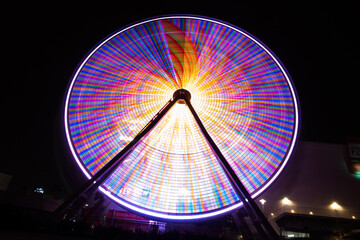 ferris wheel at night