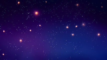 Naklejka na ściany i meble Gradient abstract stars background, starry night sky