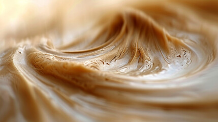 Waves of dried mud swirling together in an abstract dance creating a mesmerizing pattern of fluid lines.