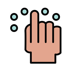 Braille Disability Reading Filled Outline Icon