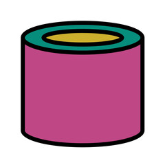 Abstract Basic Shape Filled Outline Icon