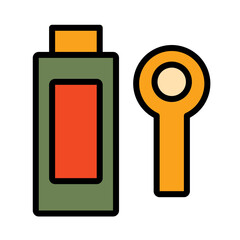 Bubble Toys Toy Filled Outline Icon