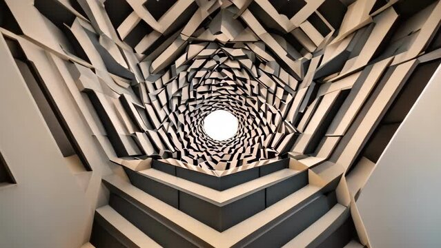 Unusual Black and White Striped Room: A Fascinating Visual Experience