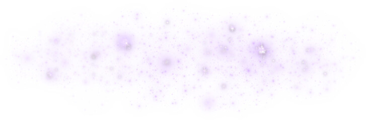 purple starry glitter effect