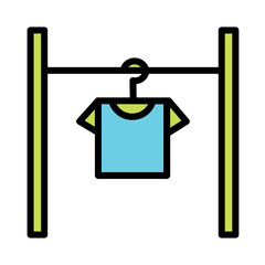 Cleaning Dry Wash Filled Outline Icon