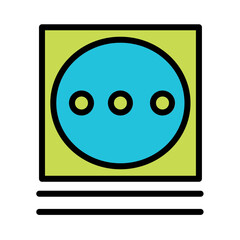 Laundry Washing Care Filled Outline Icon