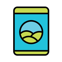 Laundry Dry Clean Filled Outline Icon