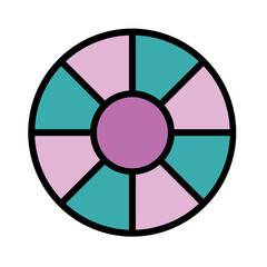 Bathing Pool Swimming Filled Outline Icon